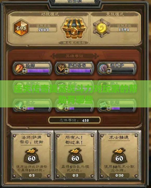 迷失传奇提高战斗力对玩家的帮助有哪些