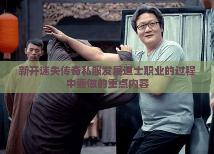 新开迷失传奇私服发展道士职业的过程中要做的重点内容